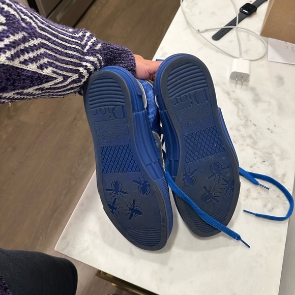 Dior Hightops Size 9 Blue - Picture 5 of 5